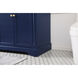 Clarence 72 X 22 X 35 inch Blue Vanity Sink Set