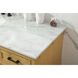 Americana 60 X 22 X 35 inch Natural Wood Vanity Sink Set