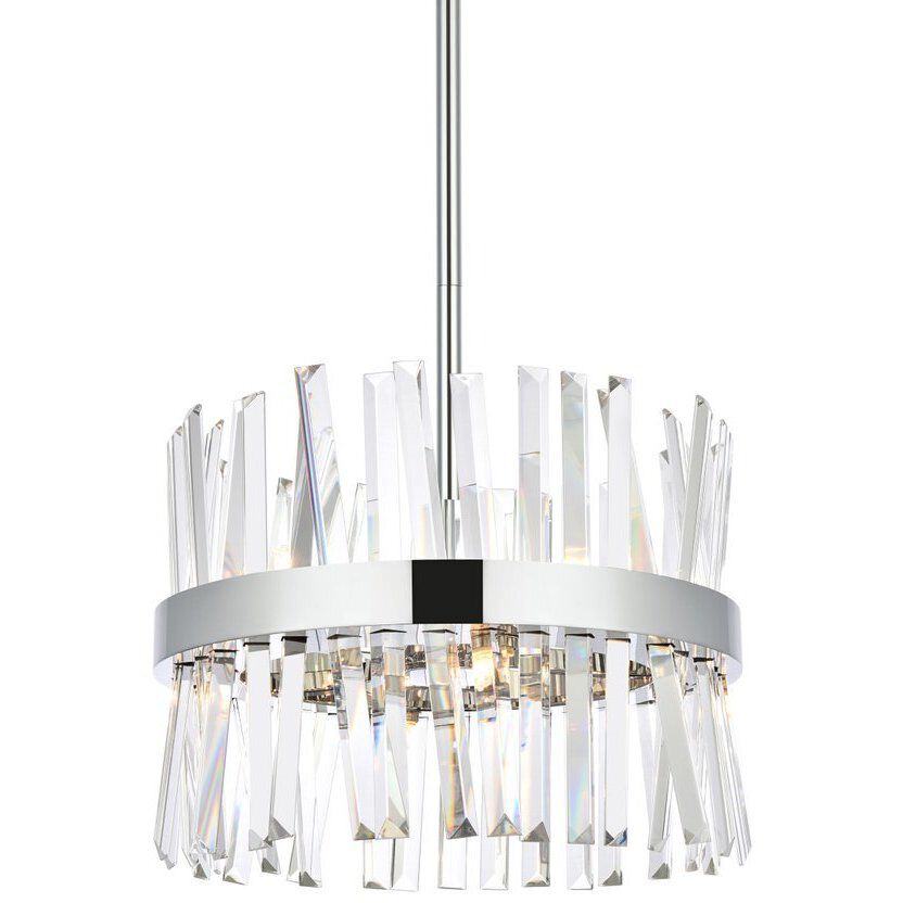 Serephina 8 Light 16 inch Chrome Pendant Ceiling Light
