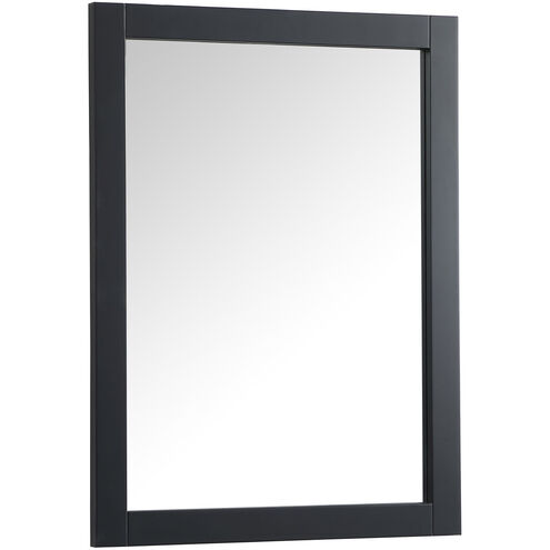Aqua 32 X 24 inch Black Vanity Mirror