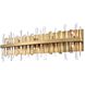Serena 10 Light 36 inch Satin Gold Bath Sconce Wall Light 
