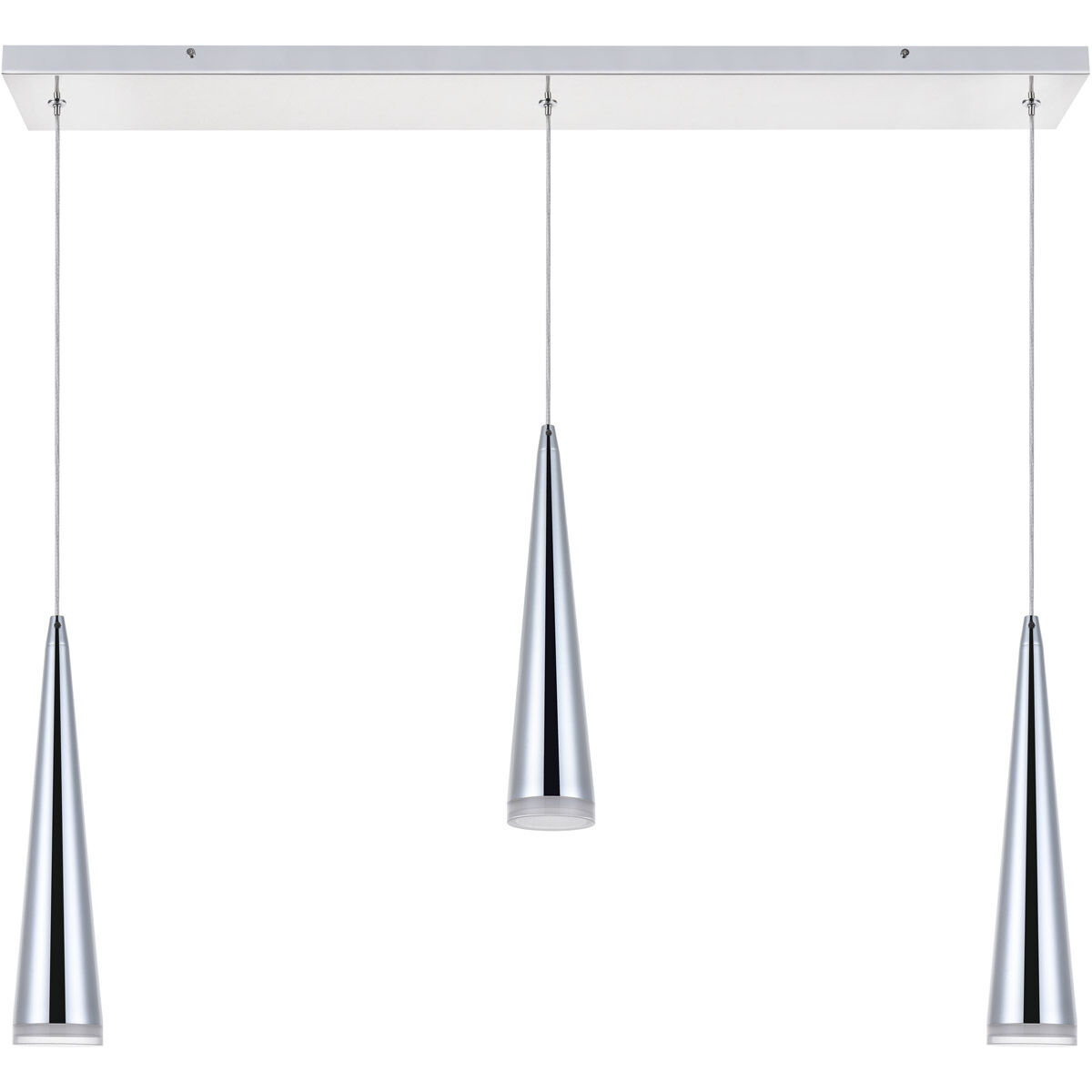 Fantasia LED 36 inch Chrome Pendant Ceiling Light