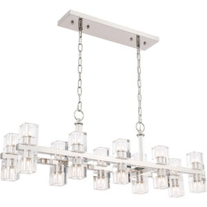 Chateau 20 Light 9 inch Polished Nickel Pendant Ceiling Light, Urban Classic