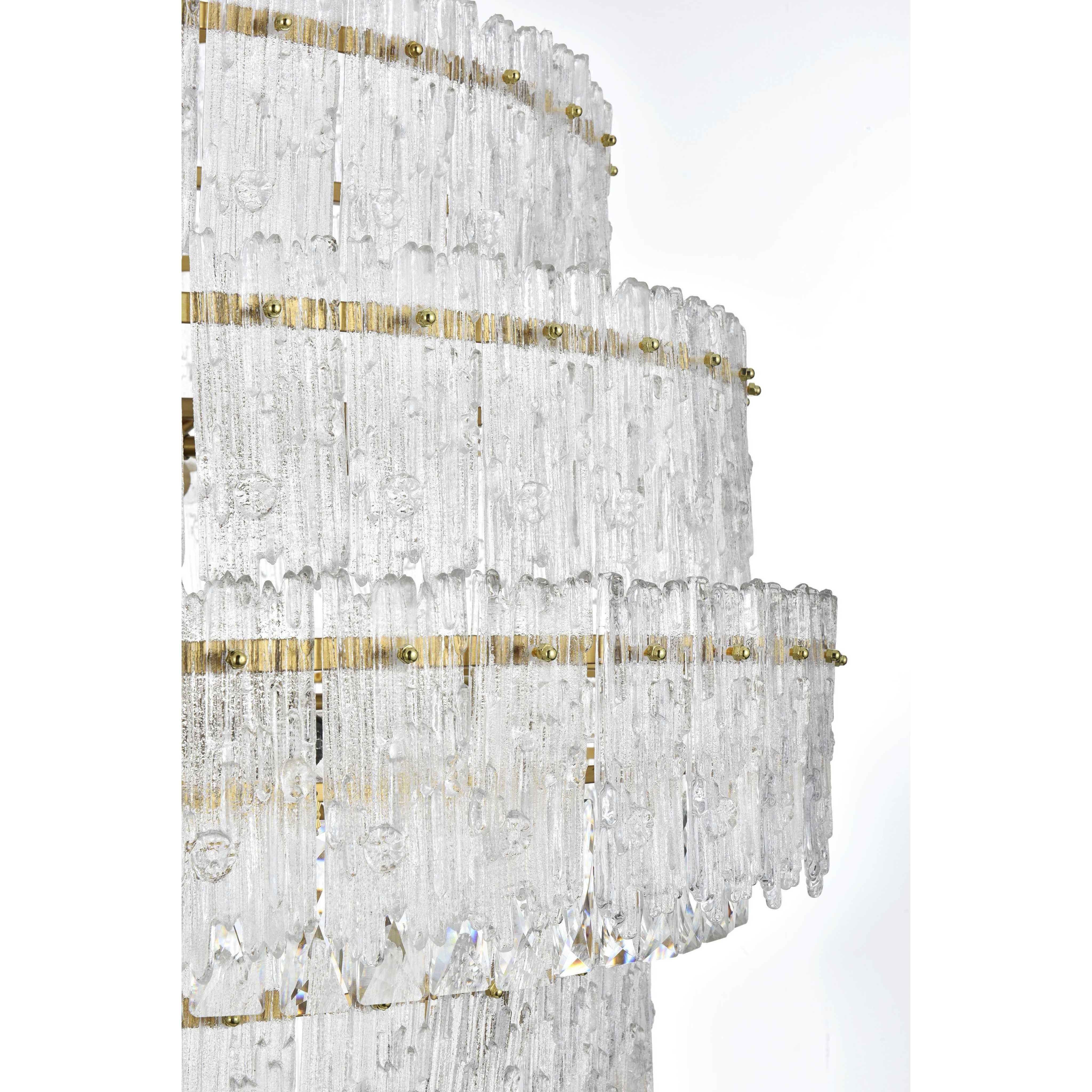 Emilia 27 Light 36 inch Satin Gold Chandelier Ceiling Light