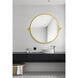 Everly 24 X 24 inch Gold Mirror