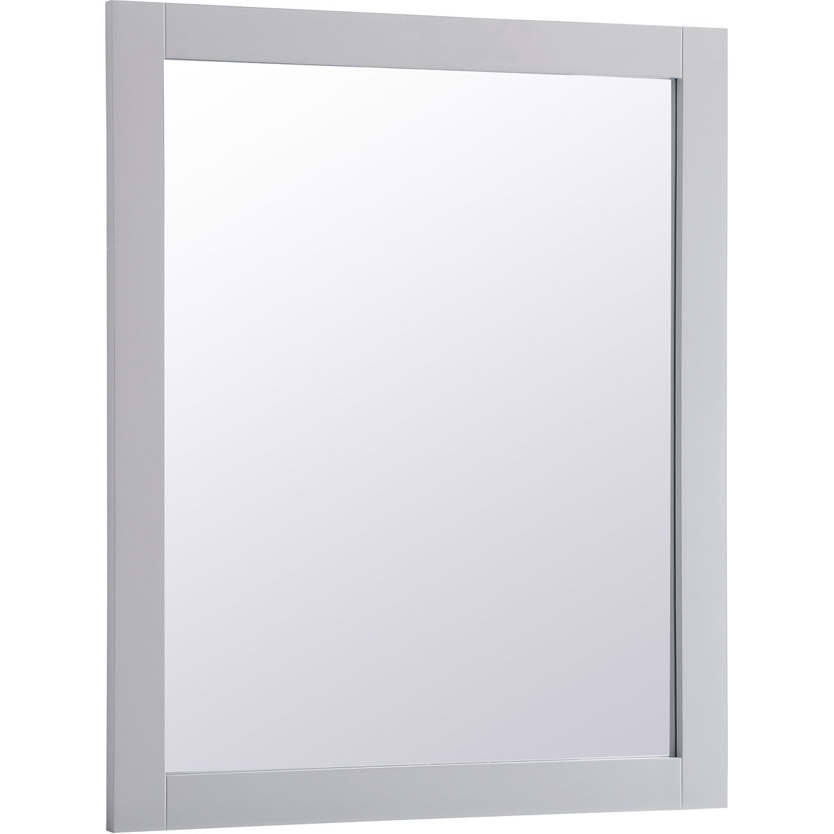 Aqua 36 X 30 inch Grey Wall Mirror