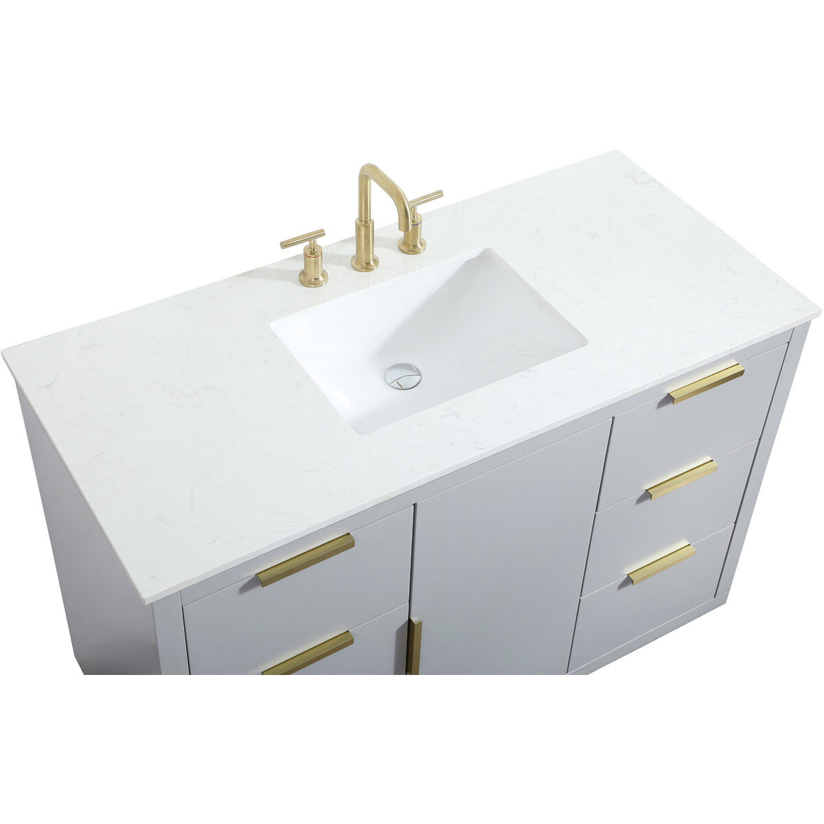 Blake 48 X 22 X 34 inch Grey Vanity Sink Set