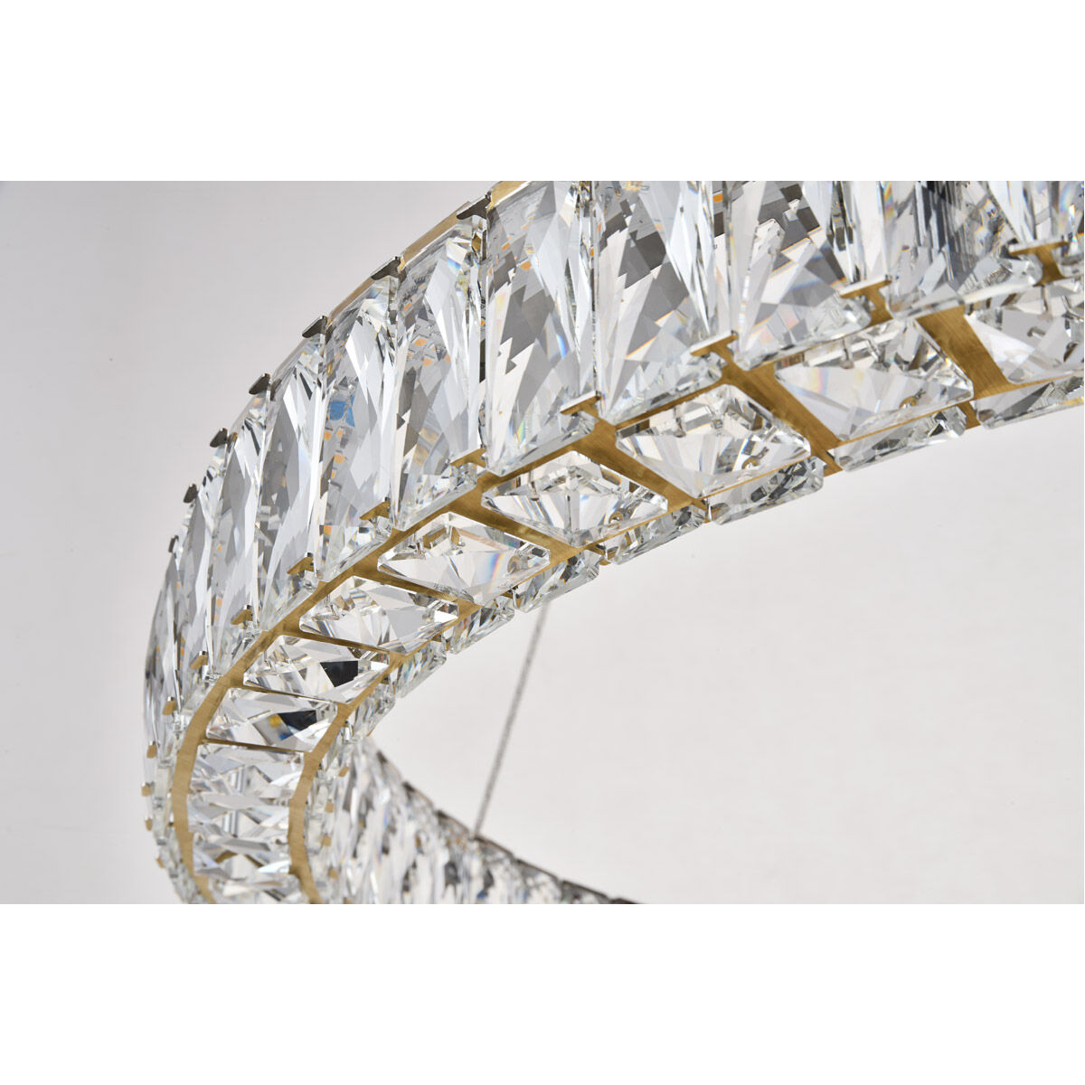 Monroe 32 inch Gold Chandelier Ceiling Light 