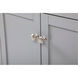 Franklin 60 X 22 X 35 inch Grey Bathroom Vanity Cabinet