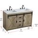 Austin 54 X 34 inch Natural Oak Bathroom Vanity Cabinet