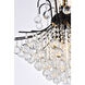 Toureg 11 Light 22 inch Black and Clear Chandelier Ceiling Light