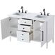 Blakely 54 X 34 inch White Bathroom Vanity Cabinet
