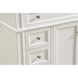 Park Avenue 40 X 35 inch White with Carrara White Marble Vanity Set
