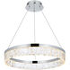 Linden 1 Light 22 inch Chrome Chandelier Ceiling Light