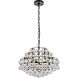 Savannah 5 Light 18 inch Black Pendant Ceiling Light