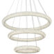 Bowen 3 Light 32 inch Satin Gold Chandelier Ceiling Light