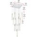 Aurora 13 Light 26 inch Chrome Pendant Ceiling Light