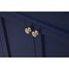 Bennett 48 X 21 X 35 inch Blue Vanity Sink Set
