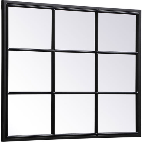 Motif 36 X 28 inch Black Wall Mirror