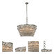 Nordic 6 Light 28 inch Antique Silver Pendant Ceiling Light in Antique Sliver, Urban Classic