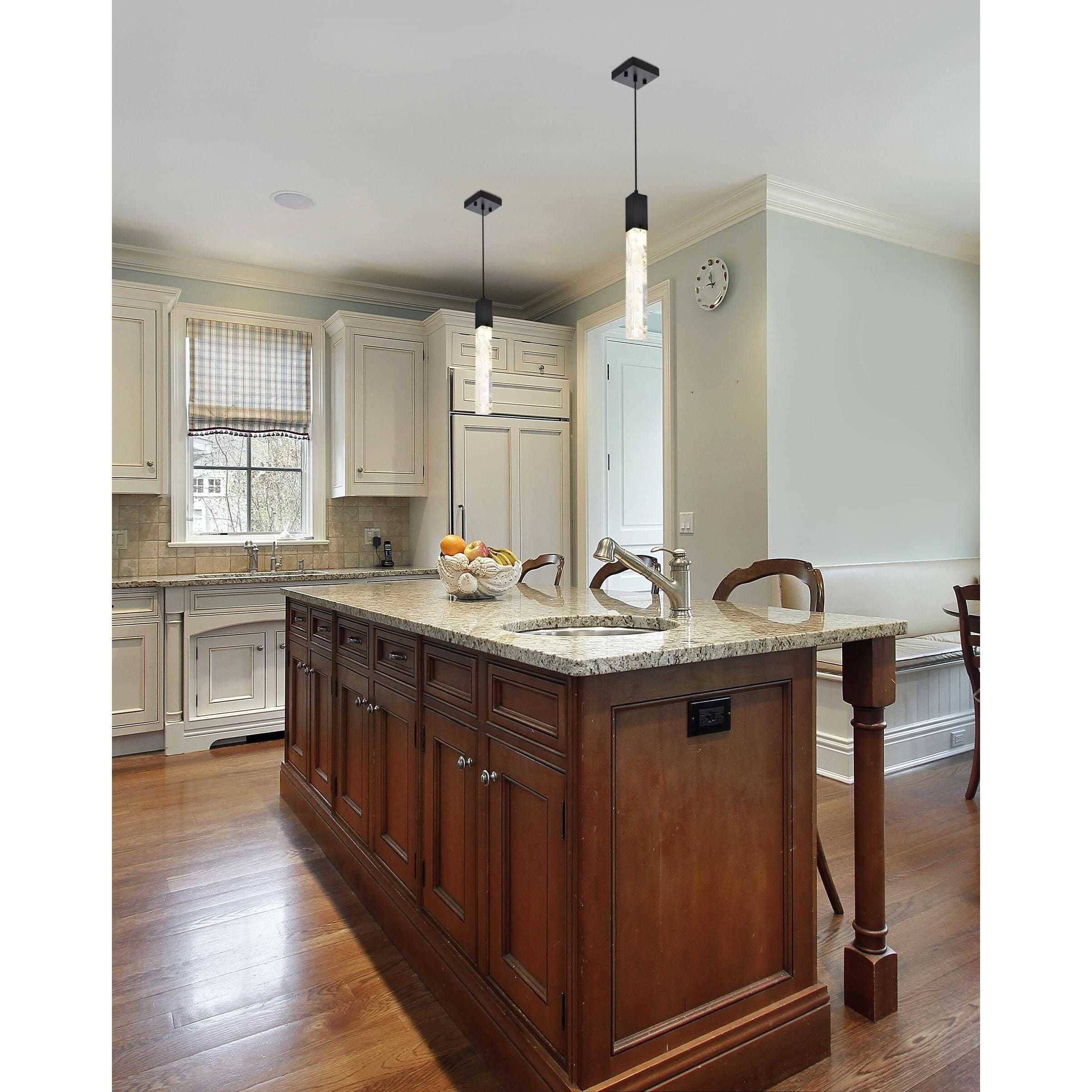 Aurora 1 Light 5 inch Black Pendant Ceiling Light