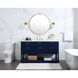 Larkin 60 X 22 X 34 inch Blue Vanity Sink Set in 1