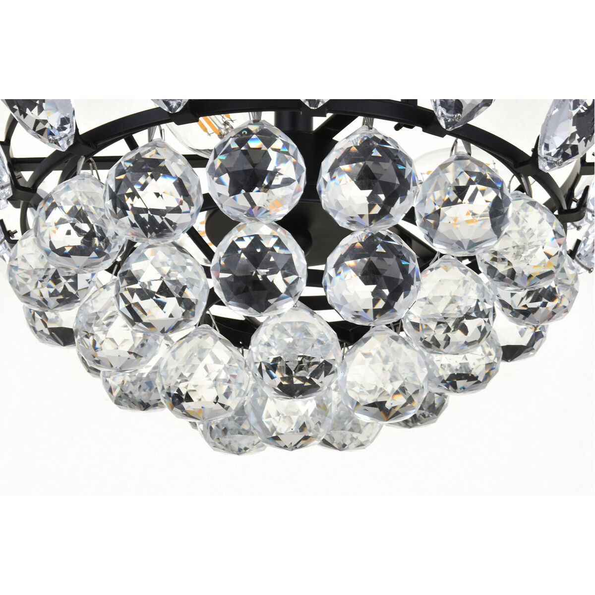 Emilia 3 Light 14 inch Black Pendant Ceiling Light