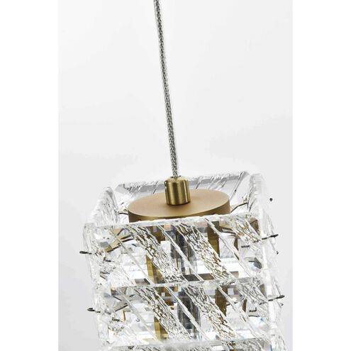 Aston 16 Light 32 inch Satin Gold Pendant Ceiling Light