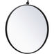 Eternity 21 X 21 inch Black Wall Mirror