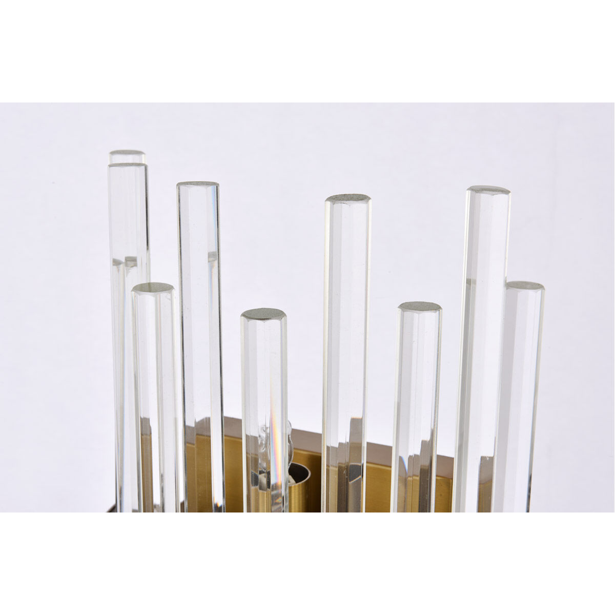 Dallas 2 Light 8 inch Gold and Clear Wall Sconce Wall Light