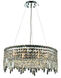 Maxime 12 Light 24 inch Chrome Dining Chandelier Ceiling Light in Royal Cut