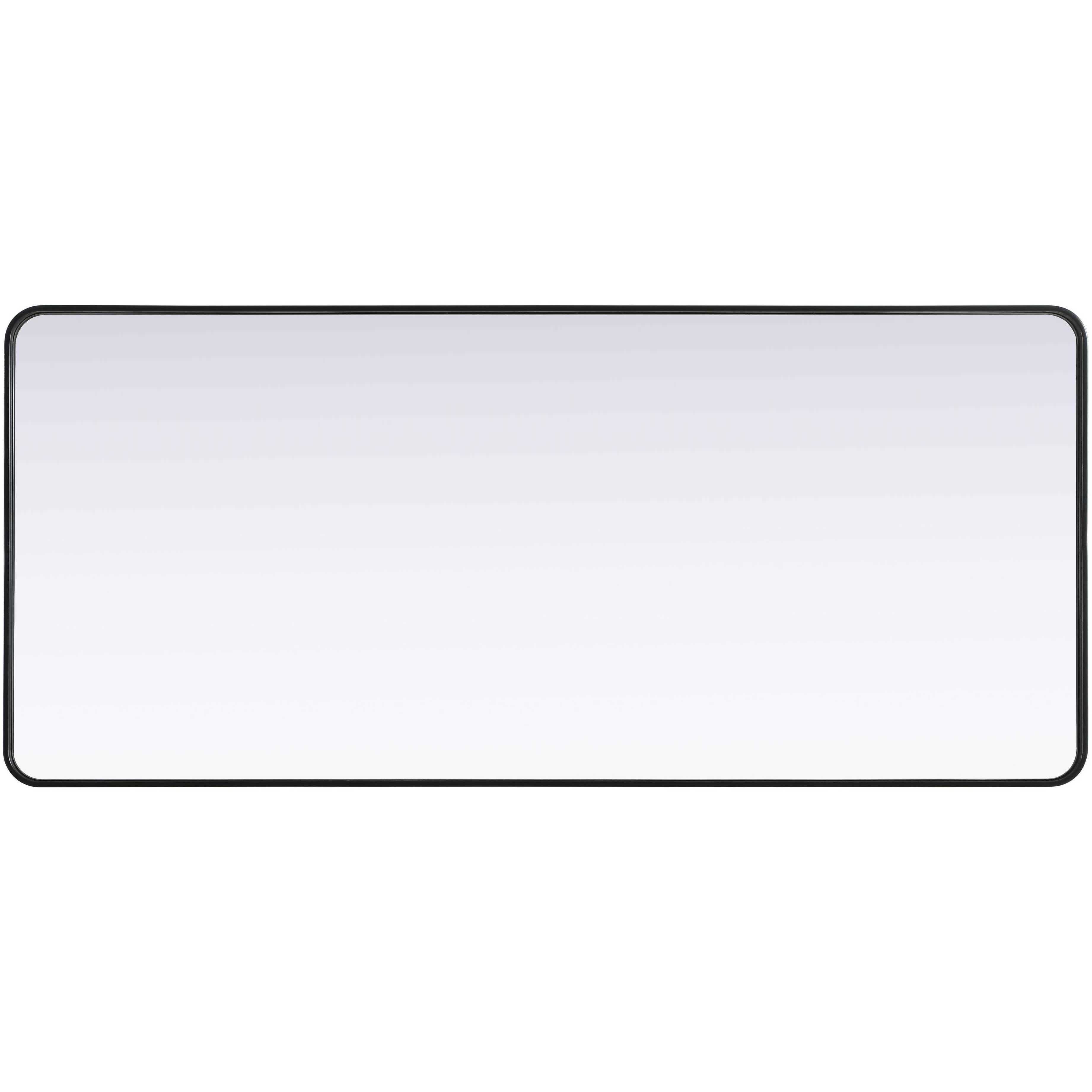 Remy 72 X 32 inch Black Mirror