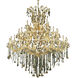 Maria Theresa 49 Light 60 inch Gold Foyer Ceiling Light in Golden Teak