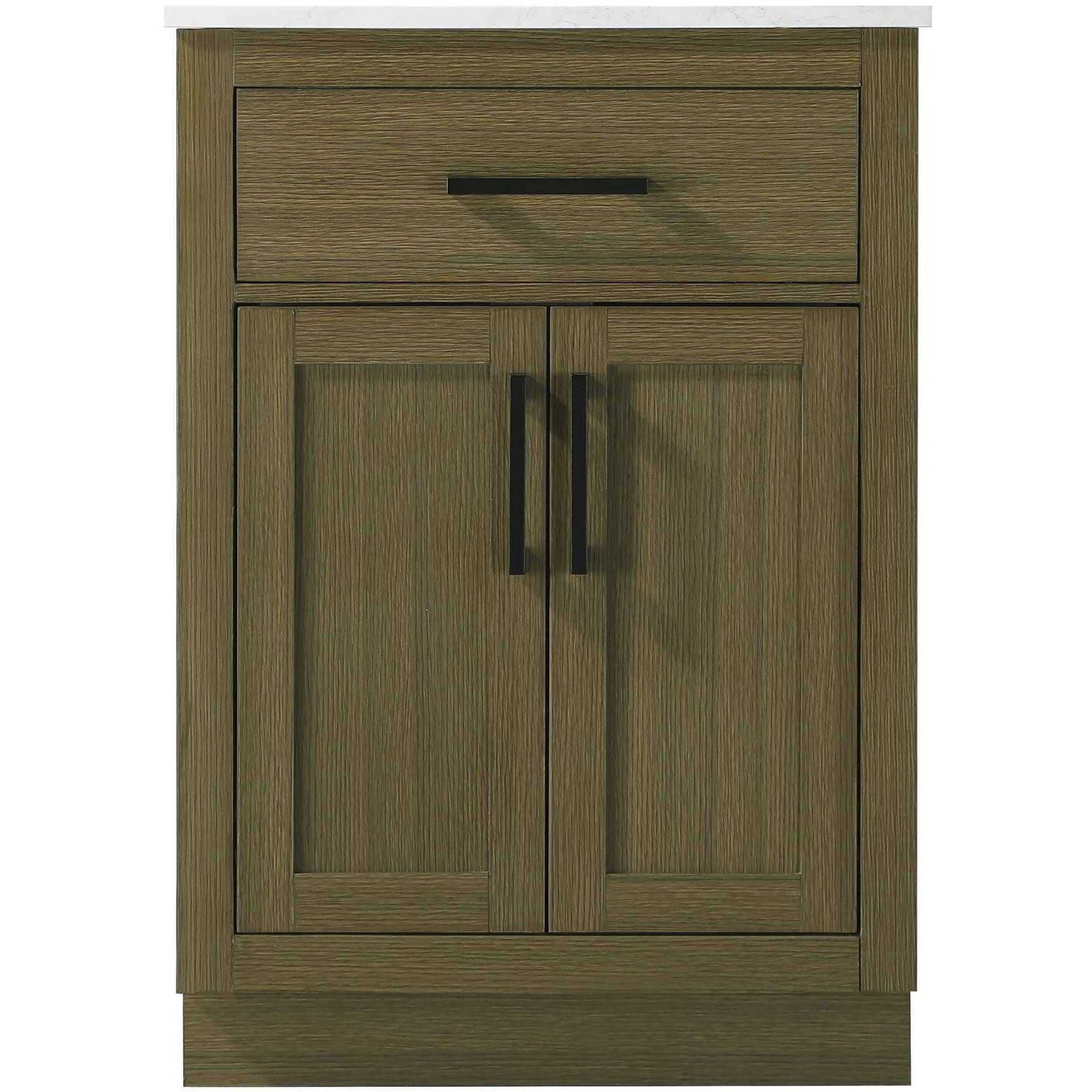 Alden 24 X 35 inch Chestnut Brown Bathroom Vanity Cabinet