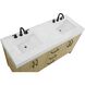Nathan 60 X 34 inch Honey Brown Bathroom Vanity Cabinet