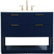 Larkin 42 X 22 X 34 inch Blue Vanity Sink Set