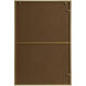 Eternity 36 X 24 inch Brass Mirror in 24 x 36