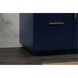 Blake 48 X 22 X 34 inch Blue Vanity Sink Set