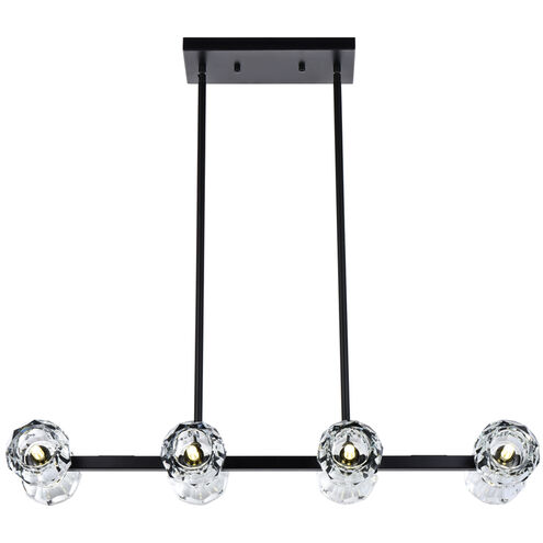 Eren 8 Light 8 inch Black Pendant Ceiling Light