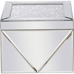 Modern 8 X 8 inch Clear Mirror Jewelry Box