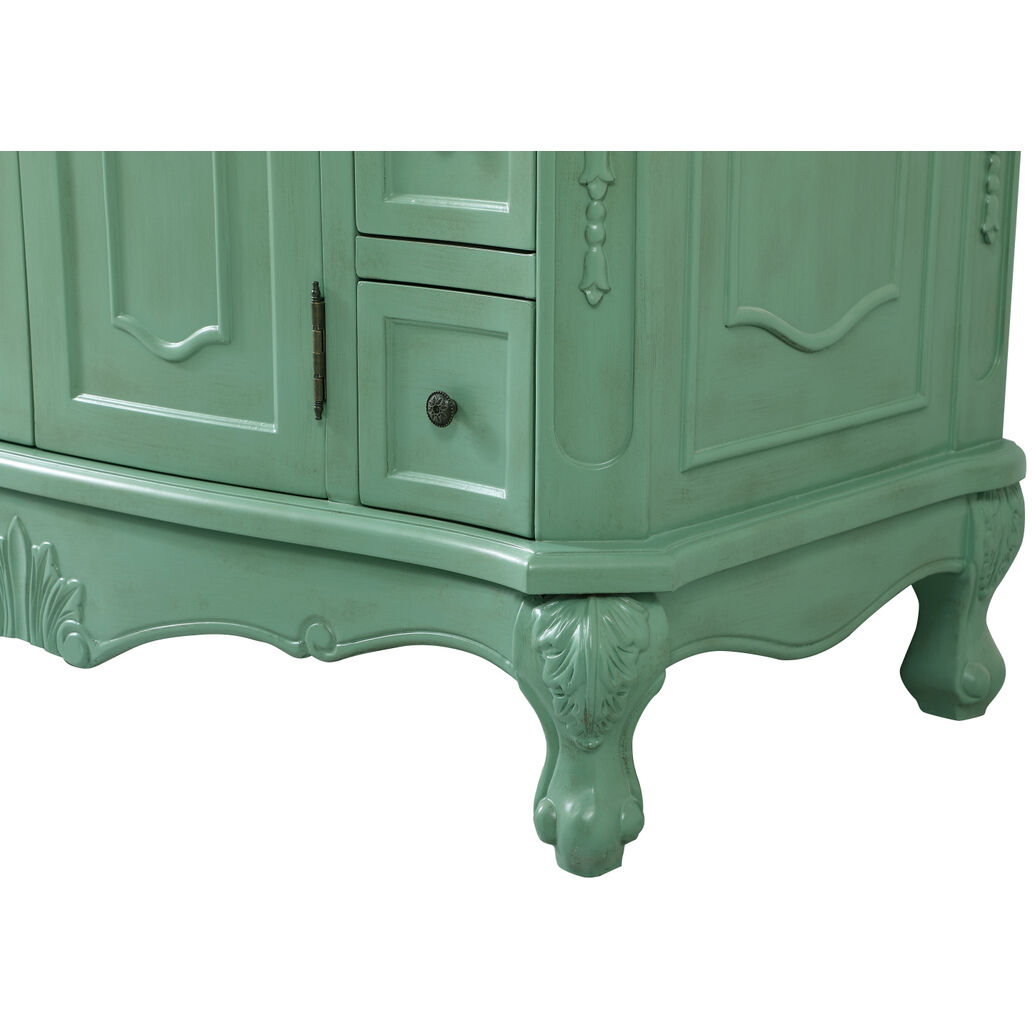 Danville 42 X 21 X 36 inch Vintage Mint Vanity Sink Set