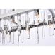 Serena 16 Light 30 inch Chrome Linear Chandelier Ceiling Light 