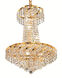 Belenus 6 Light 18 inch Gold Dining Chandelier Ceiling Light in Royal Cut