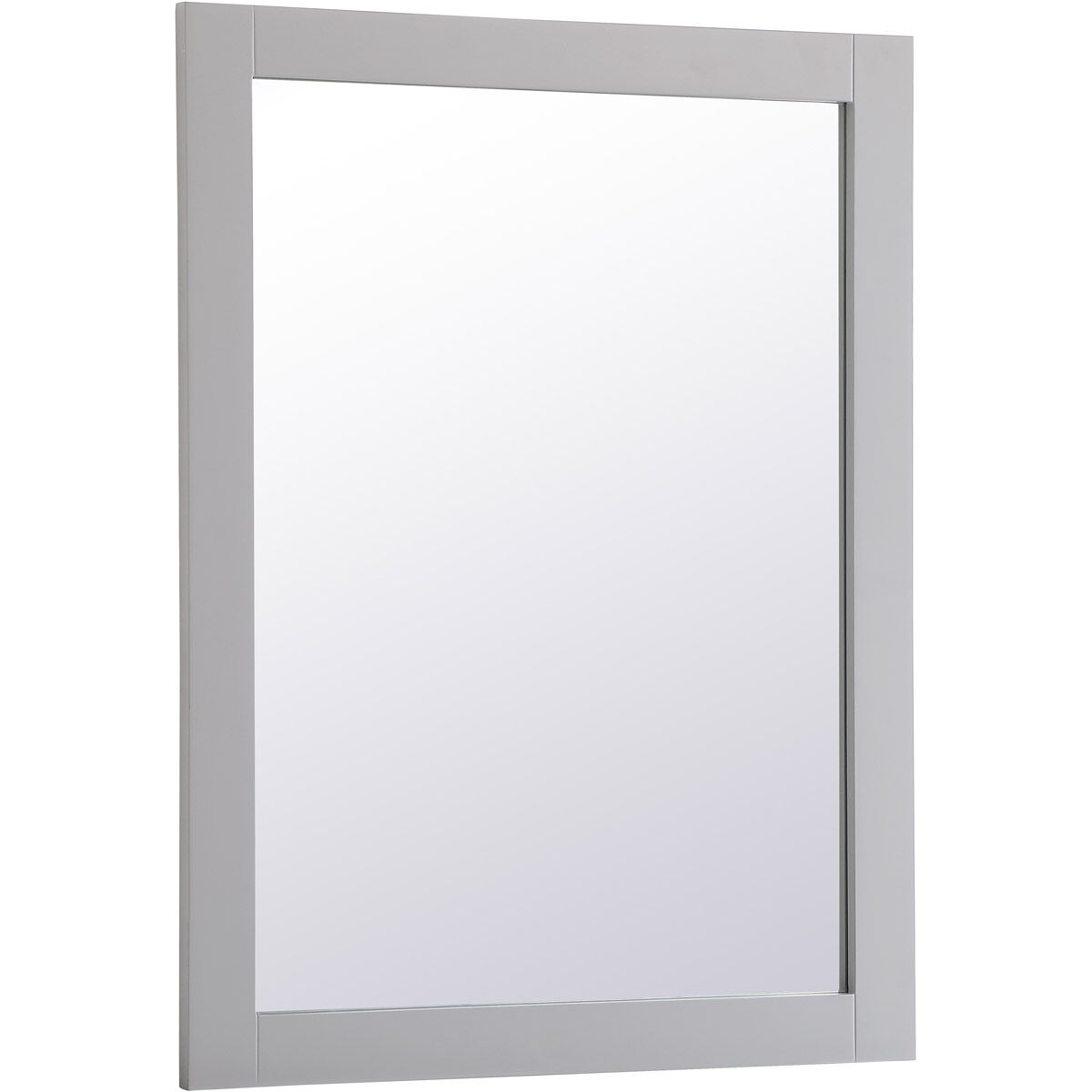 Aqua 36 X 27 inch Grey Wall Mirror
