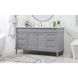Bennett 60 X 21 X 35 inch Grey Vanity Sink Set