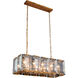 Monaco 10 Light 34 inch Polished Nickel Chandelier Ceiling Light, Urban Classic