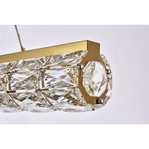 Valetta 1 Light 42 inch Gold Linear Pendant Ceiling Light