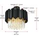 Willow 4 Light 16 inch Black Flush Mount Ceiling Light