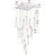 Aurora 16 Light 30 inch Black Pendant Ceiling Light