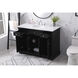 Clarence 48 X 22 X 35 inch Black Vanity Sink Set